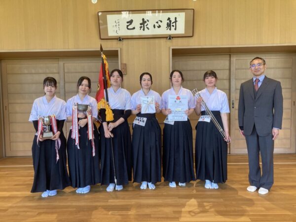 山梨通運旗争奪弓道大会（県高校総体）　大会結果