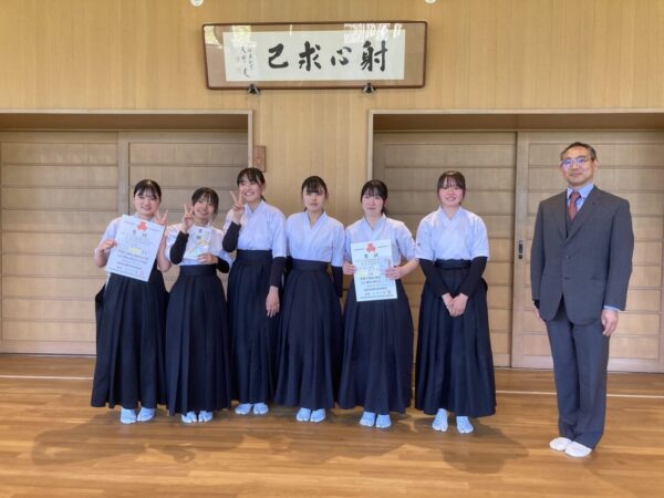 山梨通運旗争奪弓道大会（県高校総体）　大会結果